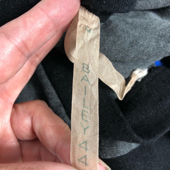 Bailey 44 Colorblock Gray Blue Button Cardigan M - Picture 3 of 8